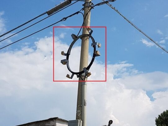 Container cable overhead lines