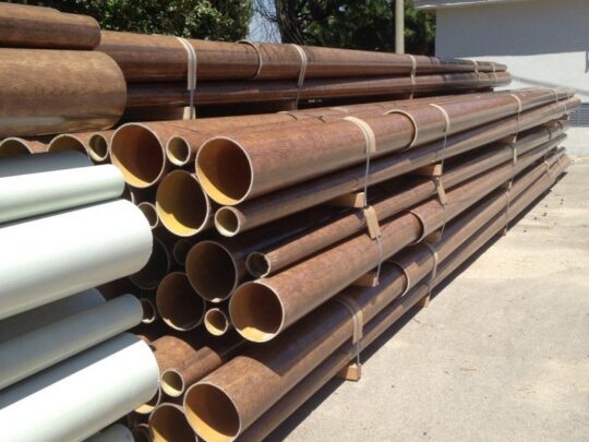 Fiberglass Compositie poles / GRP poles for overhead lines