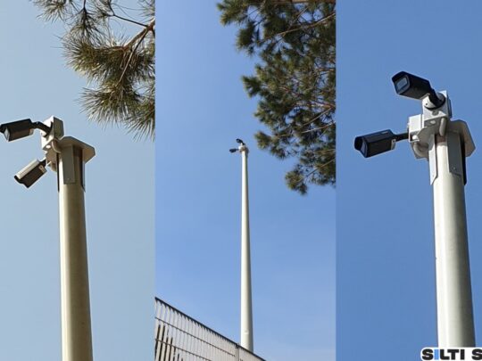 Fiberglass poles / GRP poles for video surveillance
