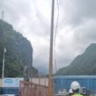 Palo in fibra di vetro per la rete elettrica ENGIE